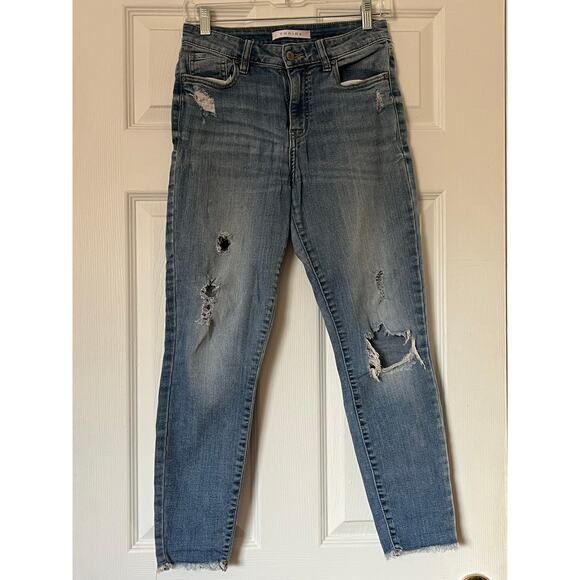 Eunina Clara High Rise Skinny Crop Jeans - Size 5 - Picture 1 of 12